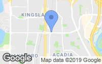 Map of Acadia, AB